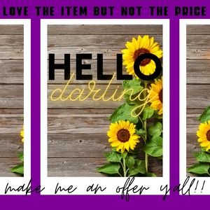 Offers WELCOMED 💜🌻🖤